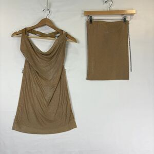 POSTER GIRL Adrianne Chain Details Mini Dress